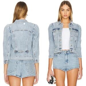 Retrofete Acid Wash Denim Jacket